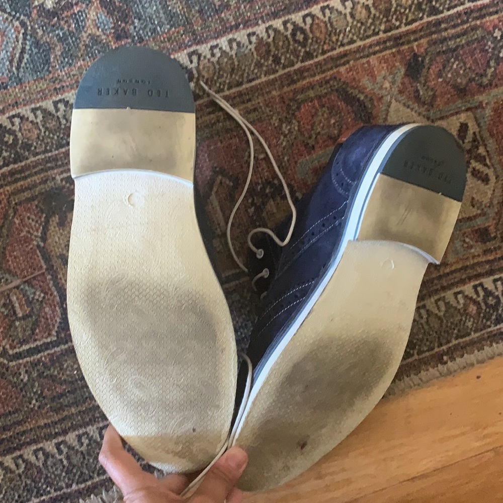 Ted Baker Oxfords Navy EGUC - Picture 4 of 5